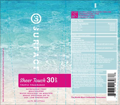 Surface Sun Sheer Touch Spf 30 Lotion (Surface Sun Sheer Touch Spf 30 Lotion 177ml)